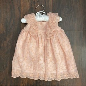 Edgehill Collection Lace Cap Sleeve Dress